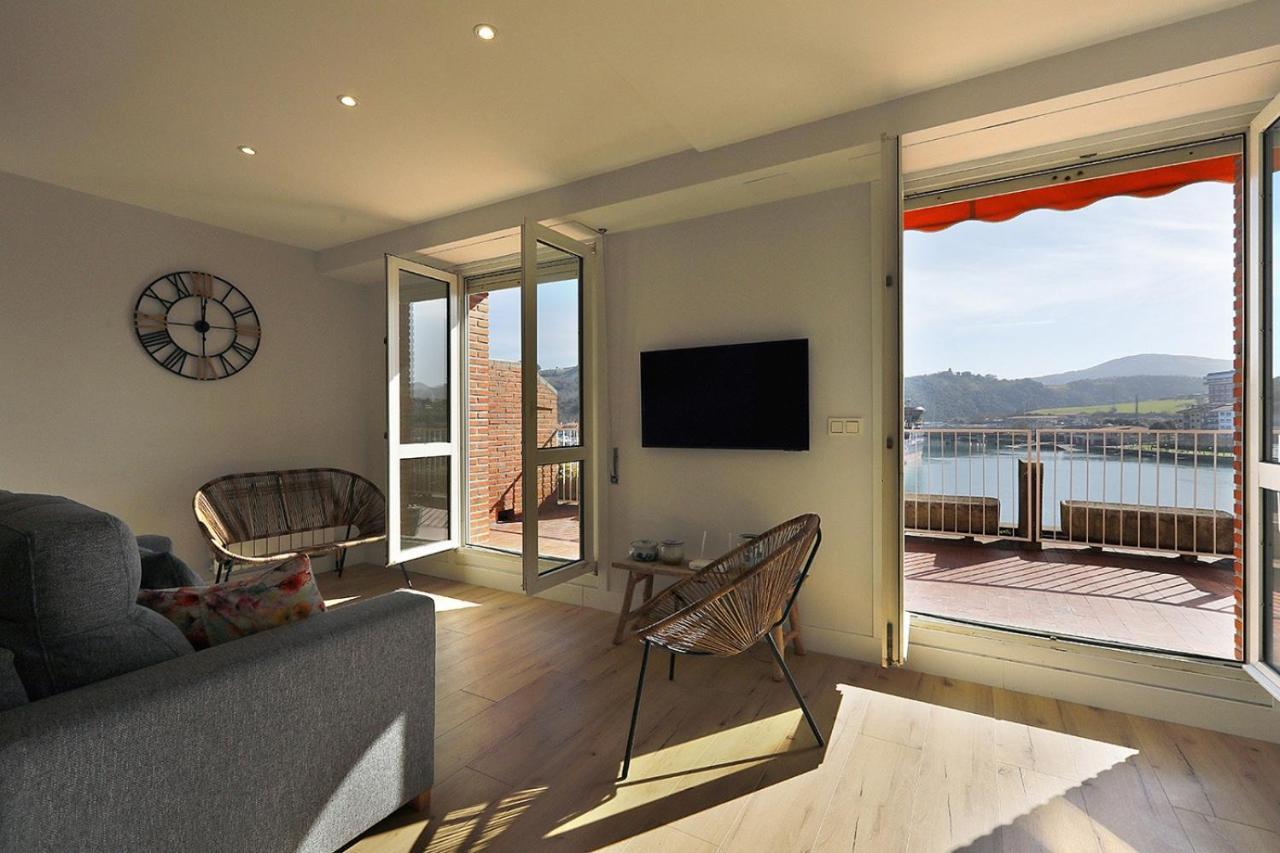 Appartamento Xatetto Etxea Ocean View Zumaia Esterno foto